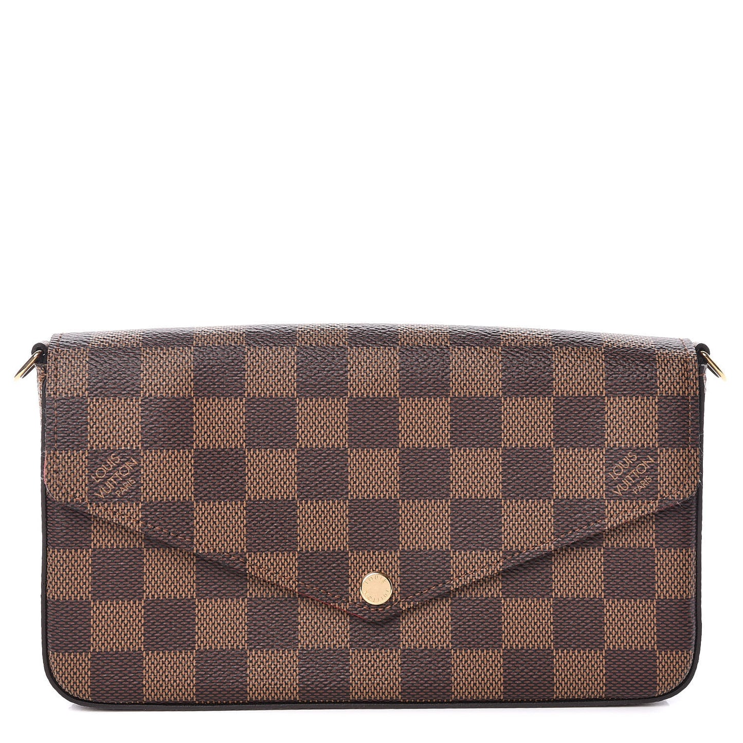 Damier Ebene Pochette Felicie Chain Wallet
