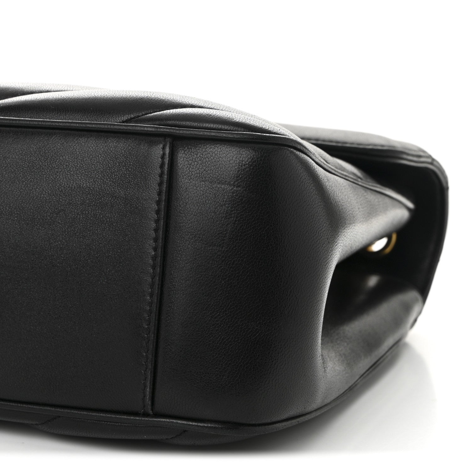 Saint Laurent Lambskin Chevron Quilted Large Loulou Black 11 of 11