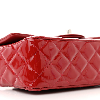 Chanel Patent Calfskin Quilted Mini Rectangular Flap Red 9 of 11