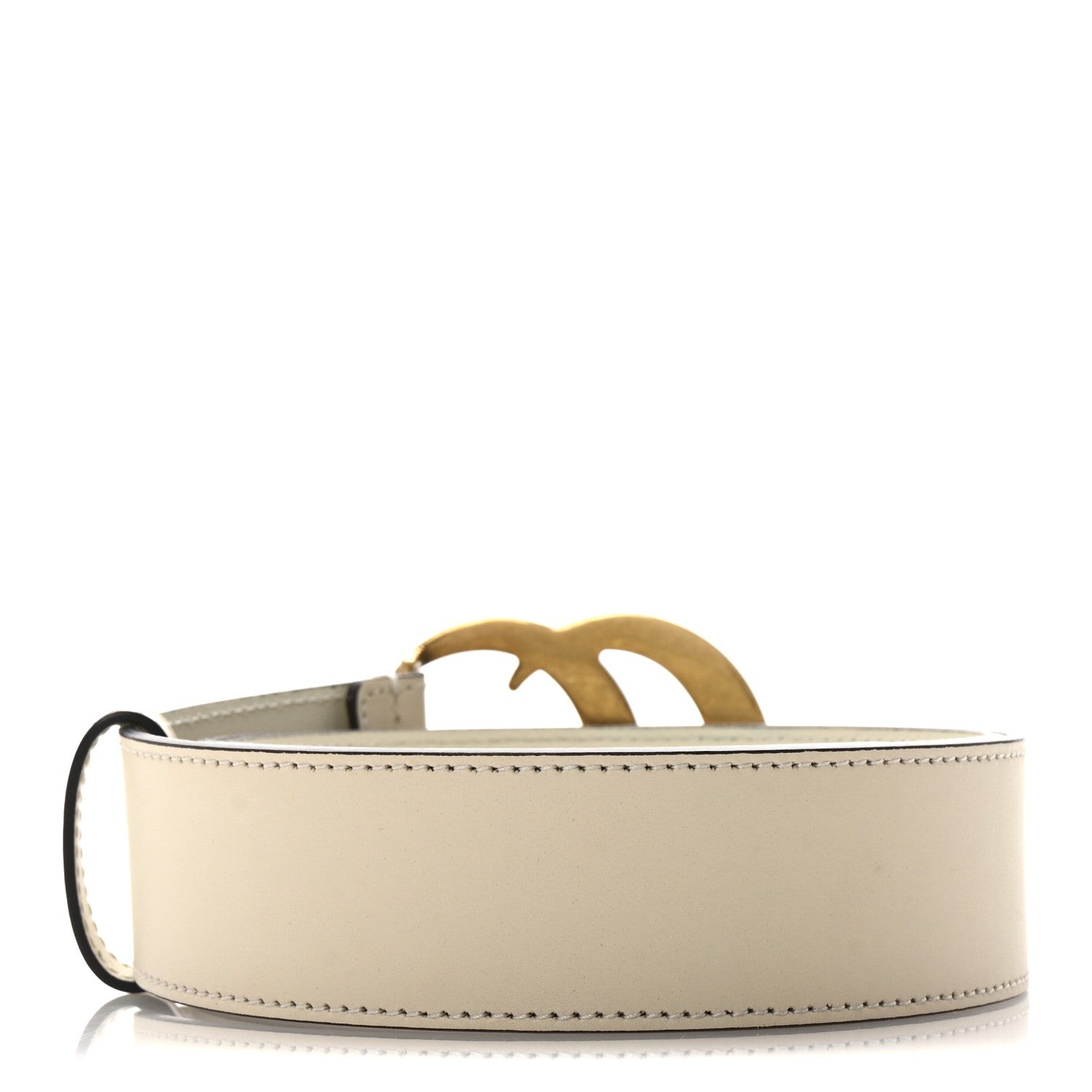 Gucci Calfskin Double G 40mm Belt 90 36 Mystic White 2 of 6