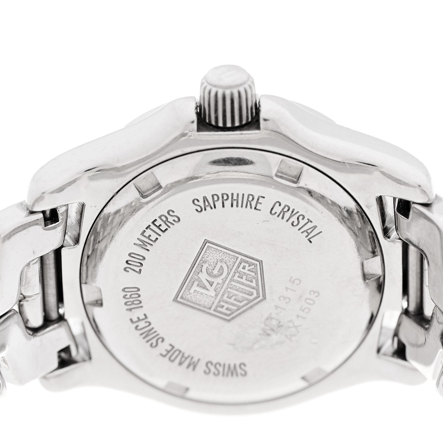 Tag Heuer Stainless Steel 30mm Link Quartz Watch Blue WT1315 4 of 4