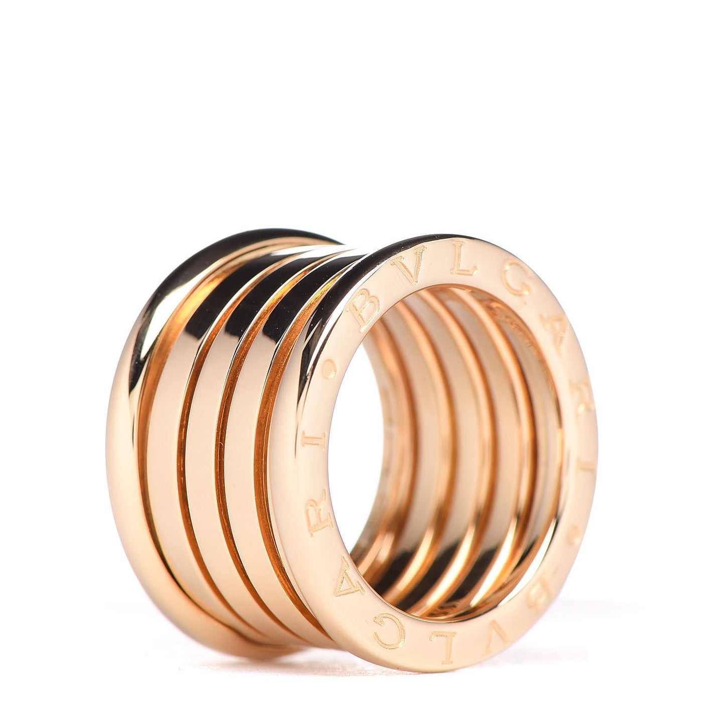 18K Yellow Gold B.Zero1 Five-Band Anniversary Ring 49 4.75