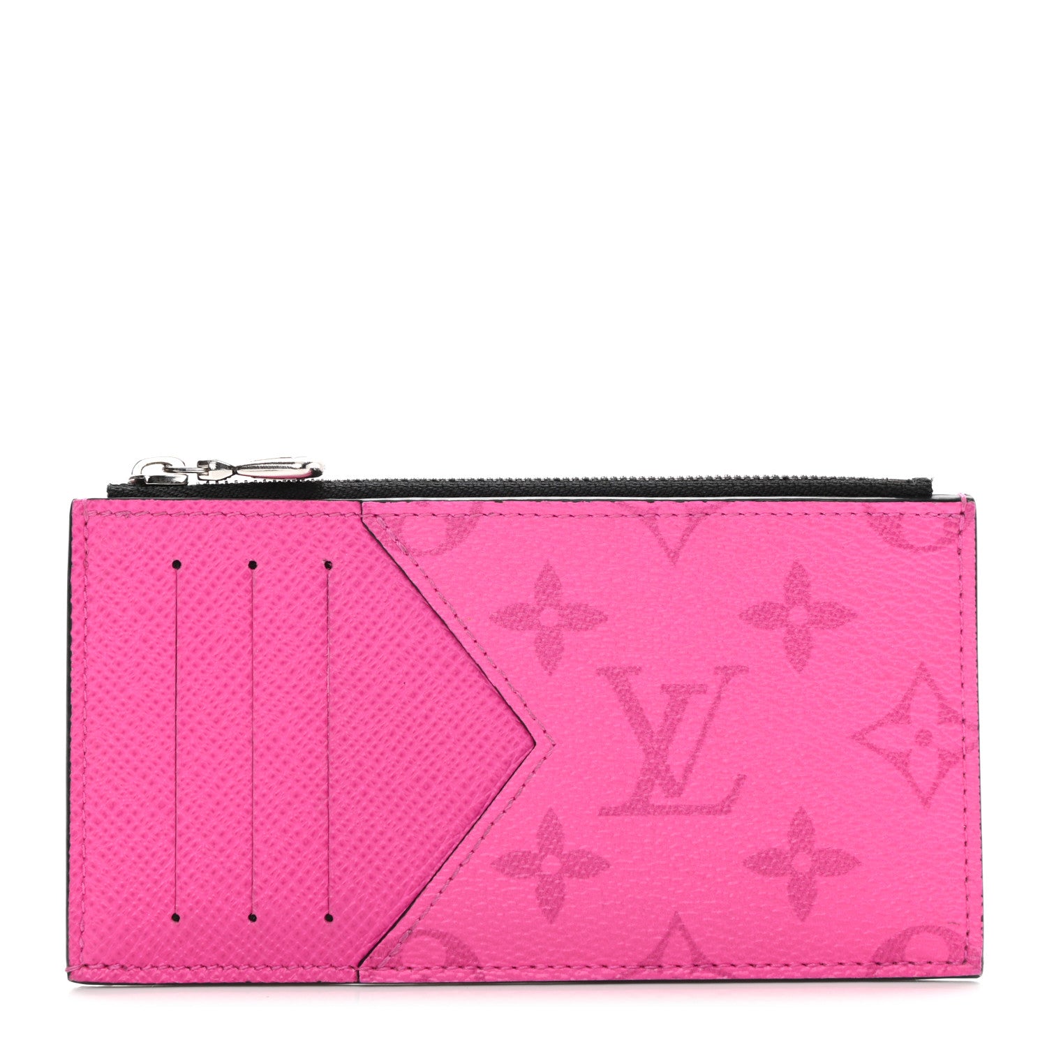 Louis Vuitton Taigarama Coin Card Holder Fuchsia 1 of 6
