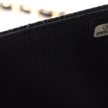 Chanel Caviar Quilted Wallet On Chain WOC Black 10 of 12
