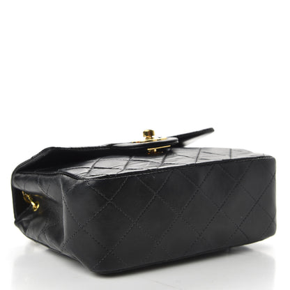 Chanel Lambskin Quilted Mini Square Flap Black 4 of 9
