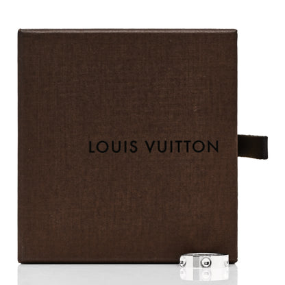 Louis Vuitton 18K White Gold Empreinte Ring 52 6 5 of 5