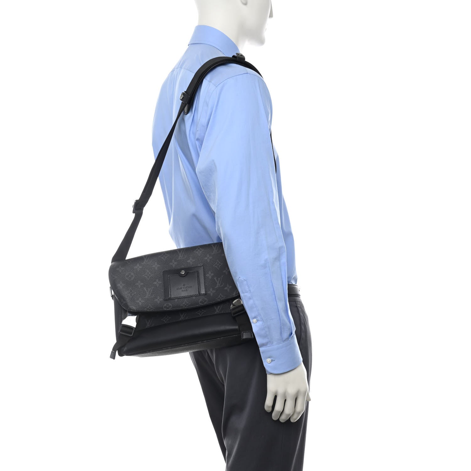 Louis Vuitton Monogram Eclipse Voyager PM Messenger 2 of 11