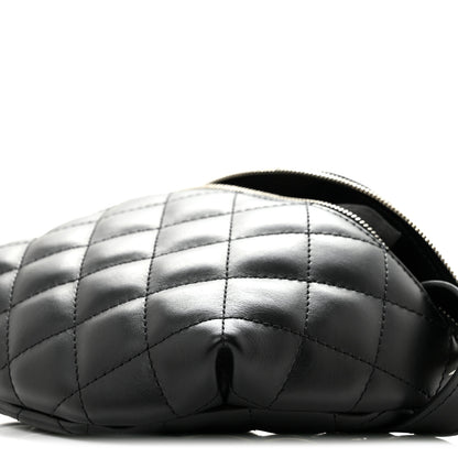 Chanel Calfskin Quilted Waist Belt Bag Black 11 of 11