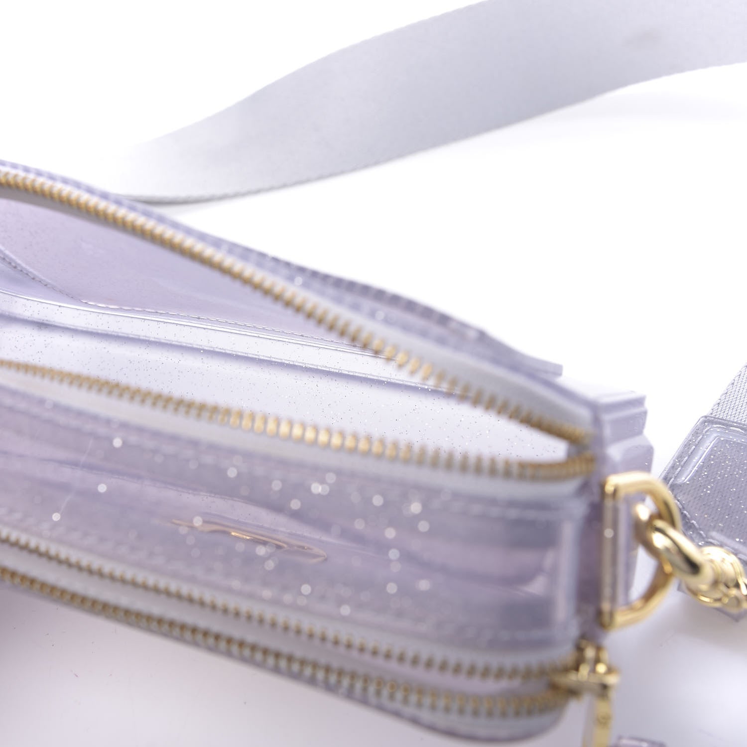 Marc Jacobs Jelly Glitter Small Snapshot Camera Bag Silver Multi 7 of 13