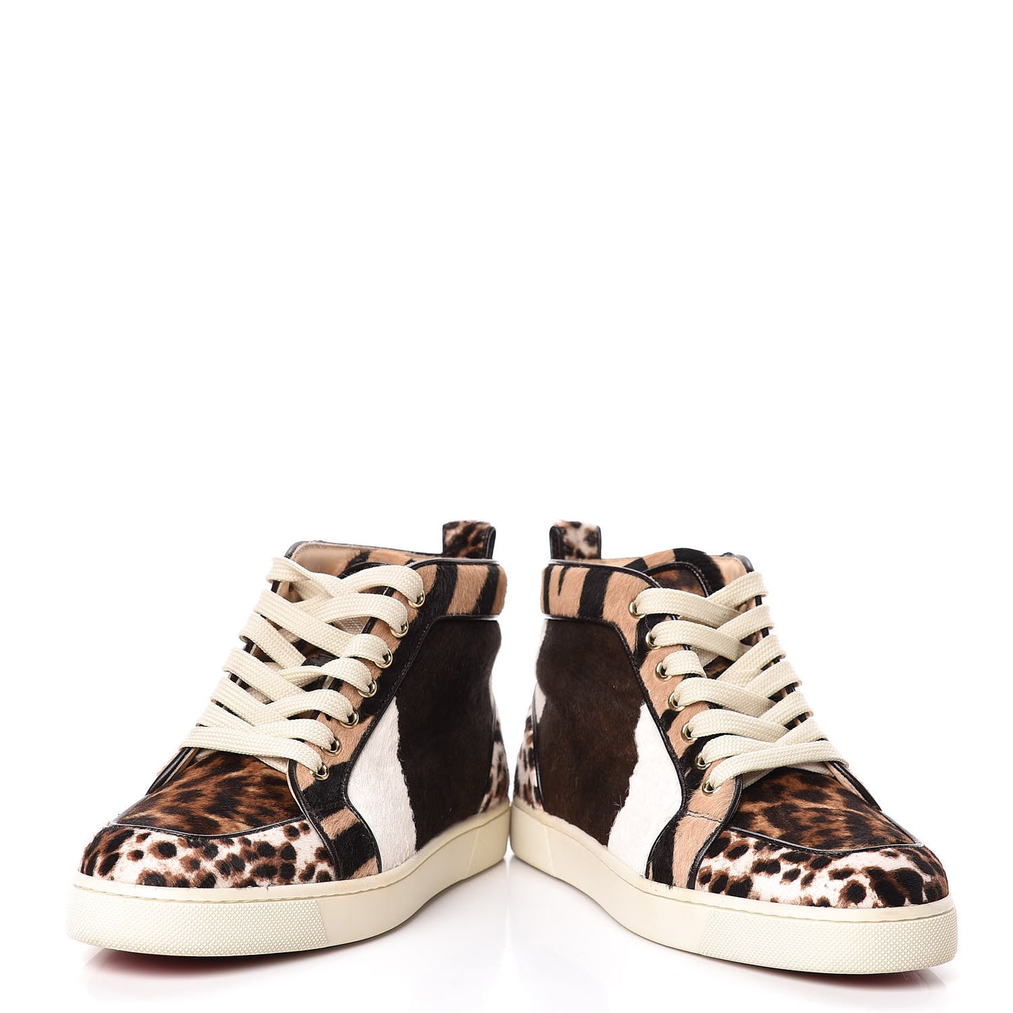 Calf Hair Animal Print Rantus Orlato Flat Sneakers 37.5 Multicolor