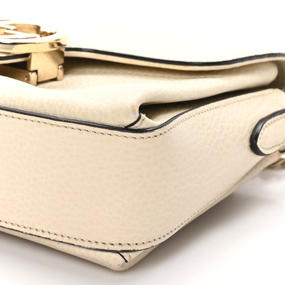 Gucci Dollar Calfskin Interlocking G Crossbody Bag Ivoire 11 of 12