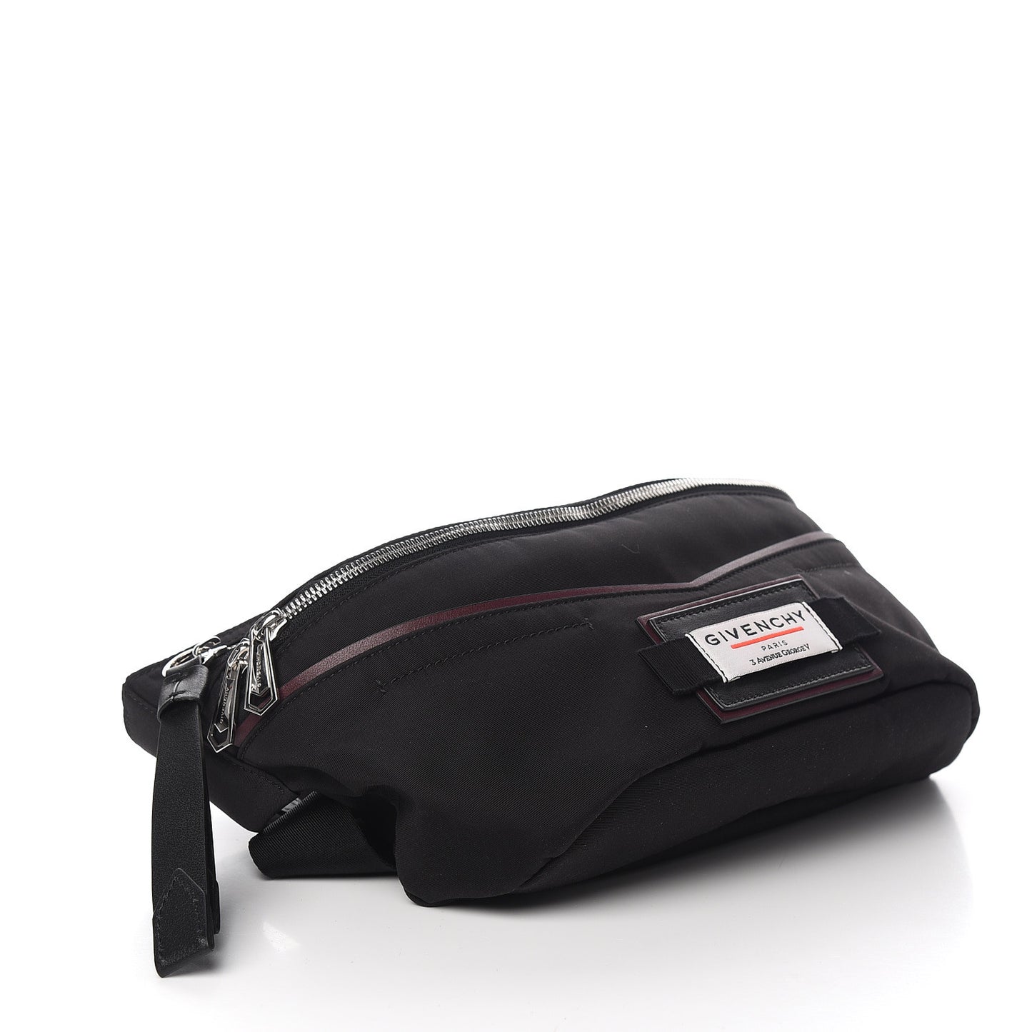 Nylon Downtown Belt Bag Black