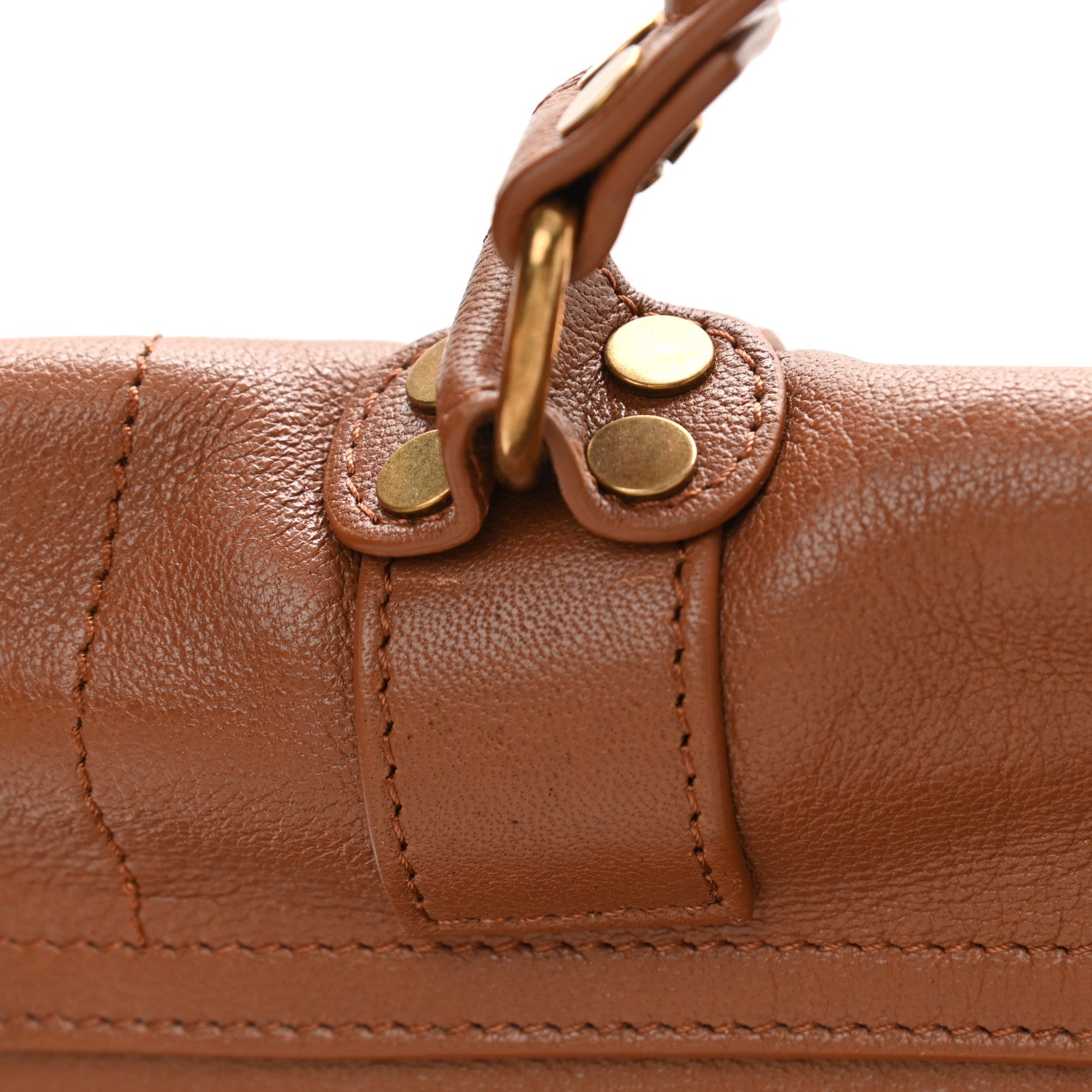 Proenza Schouler Lambskin Large PS1 Satchel Saddle 14 of 16