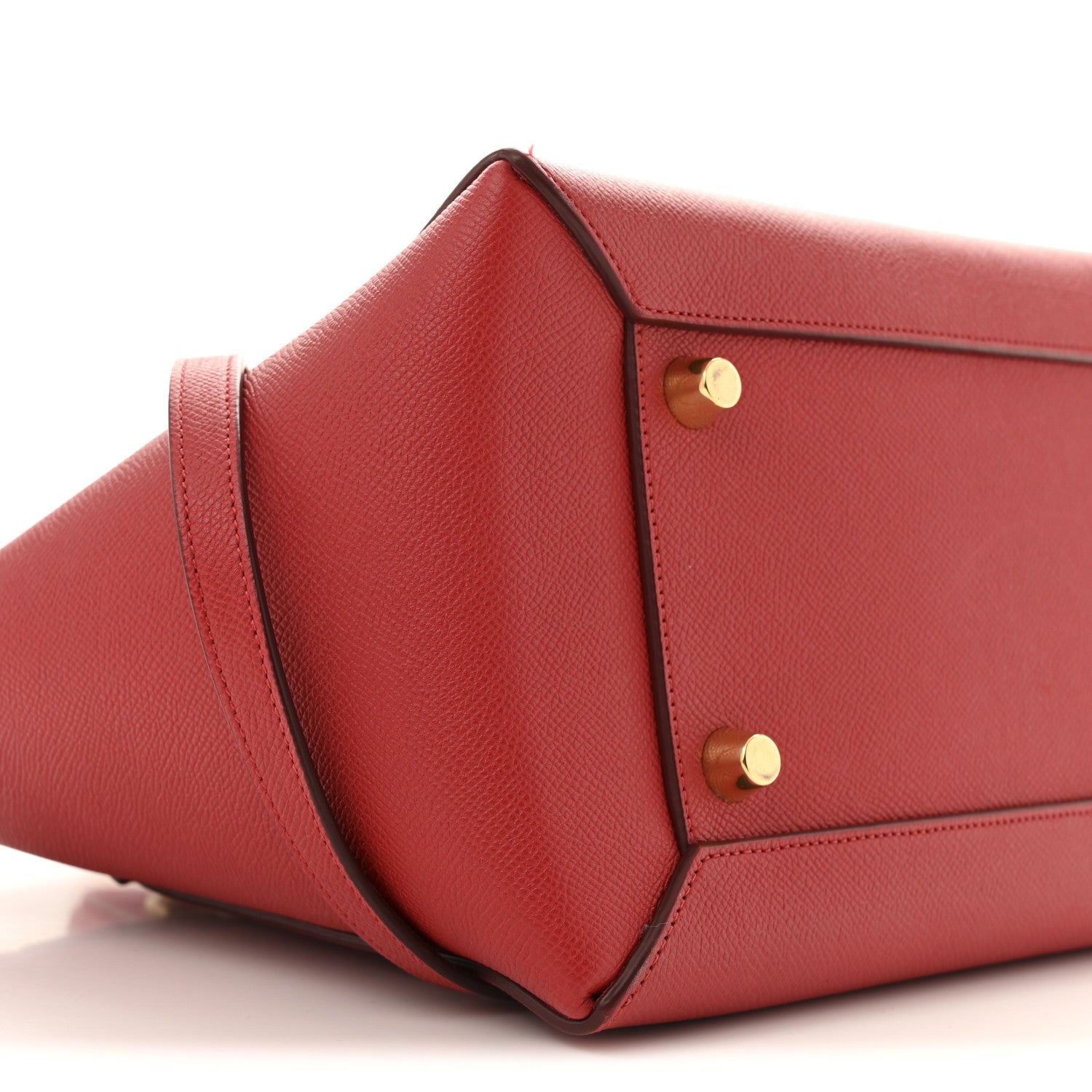 Celine Grained Calfskin Mini Belt Bag Coquelicot 9 of 14