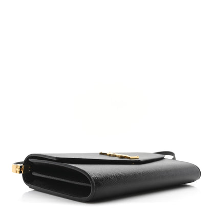 Saint Laurent Grain de Poudre Mini Uptown Crossbody Bag Black 4 of 10