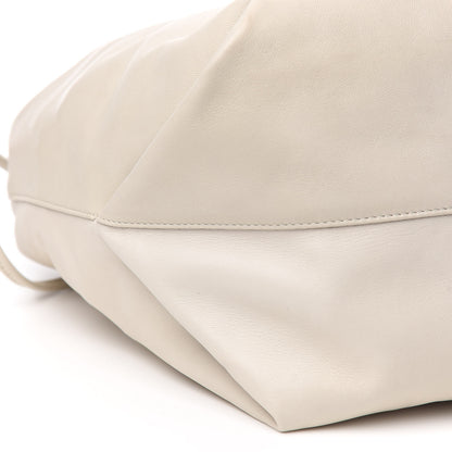 Saint Laurent Lambskin Teddy Drawstring Bag Crema Soft 8 of 10