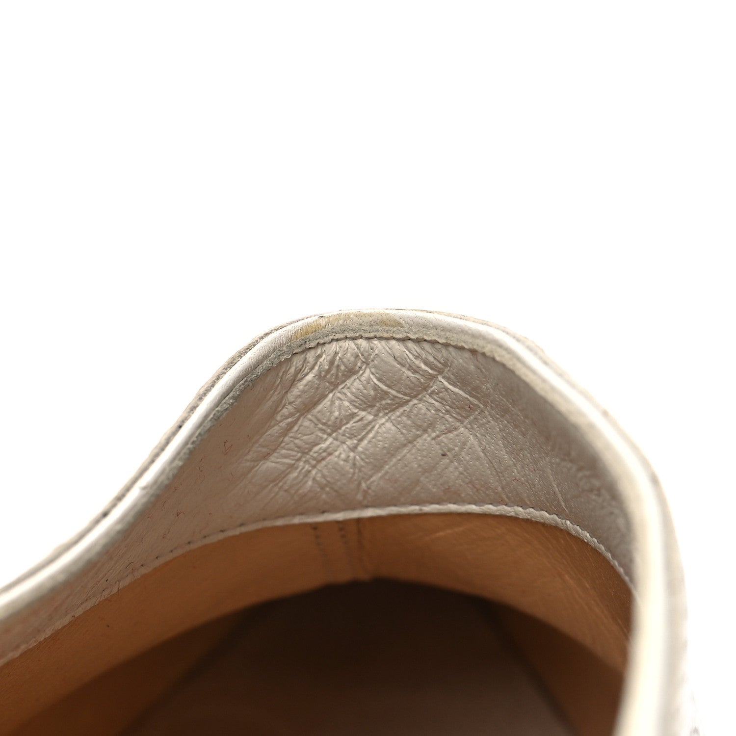 Christian Louboutin Calfskin Lizard Embossed Quart 80 Mules 37 White 9 of 11
