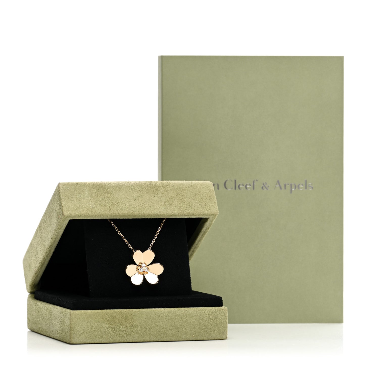 18K Yellow Gold Diamond Large Frivole Pendant Necklace