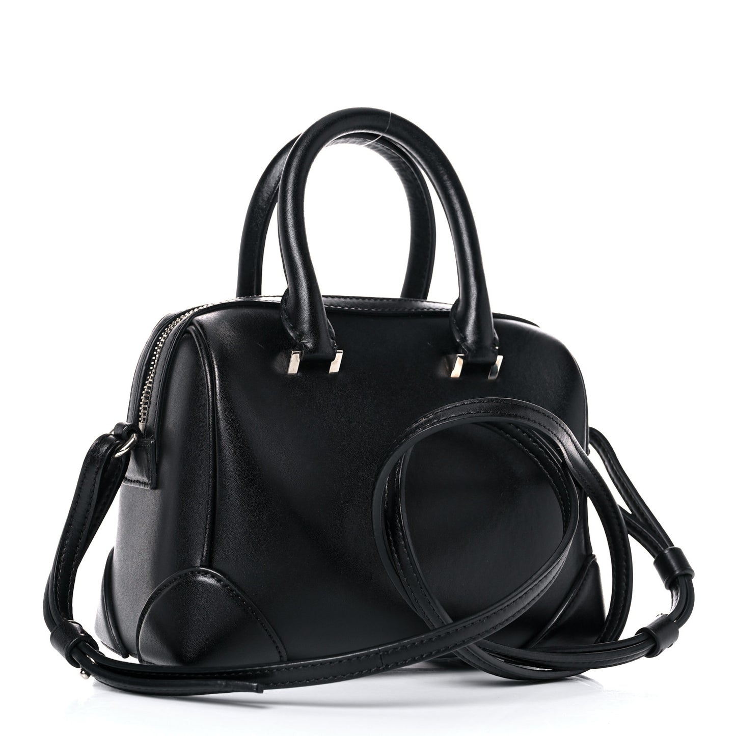 Calfskin Star Micro Lucrezia Black Silver
