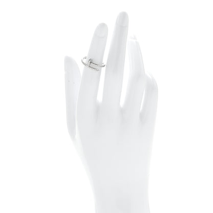 Cartier 18K White Gold Diamond Juste Un Clou Paved Ring 49 5 2 of 6