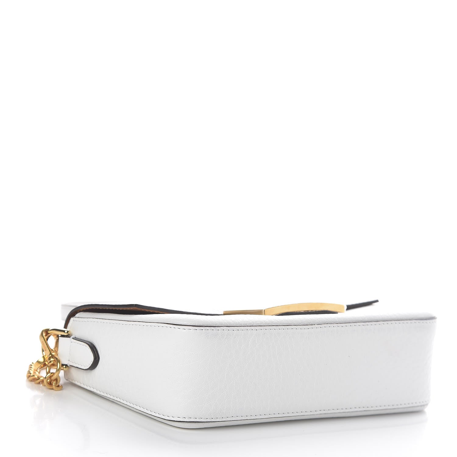 Fendi Cuoio Romano Mini Baguette White 4 of 9