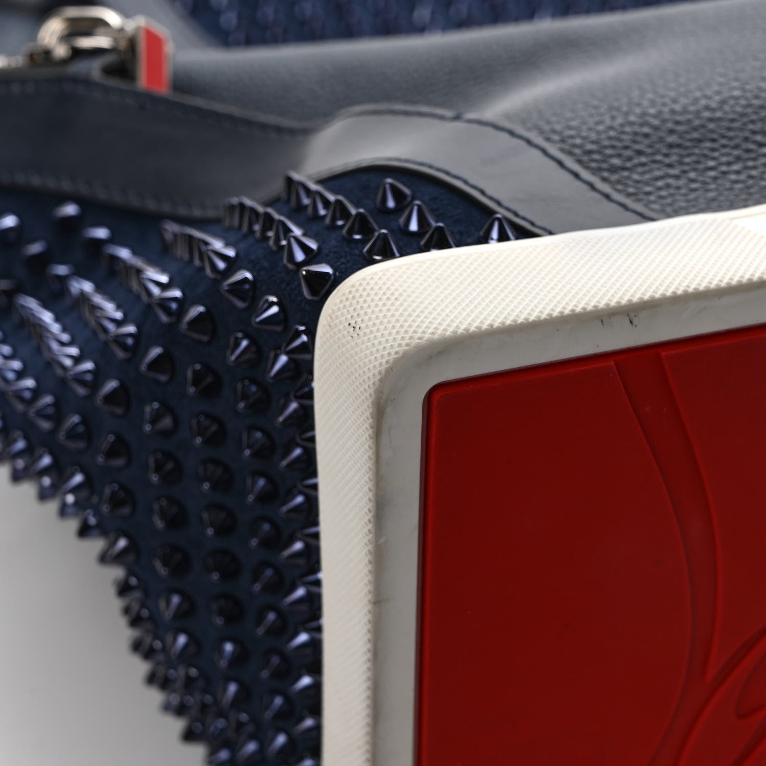 Christian Louboutin Calfskin Spiked Explorafunk Backpack Marine 9 of 10