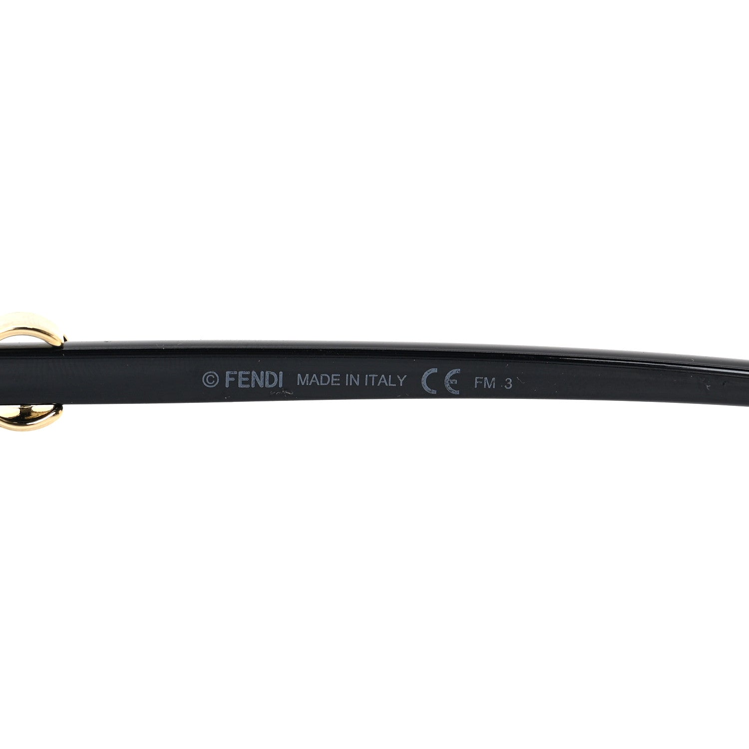 Fendi Metal F is Fendi Sunglasses FF 0328/S Black 5 of 6