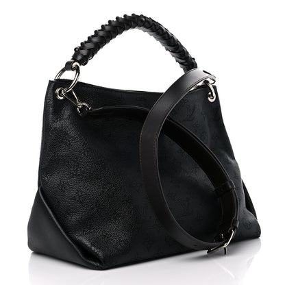 Louis Vuitton Mahina Beaubourg Hobo MM Black 3 of 11