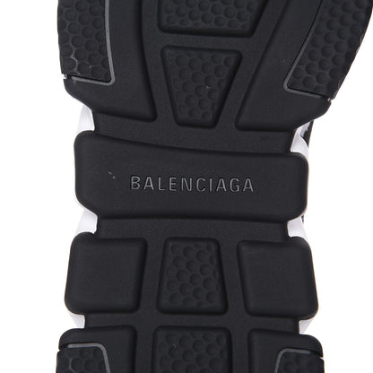 Balenciaga Neoprene Knit Bonjour Paris Womens Speed Sneakers 40 Black White Red 8 of 9