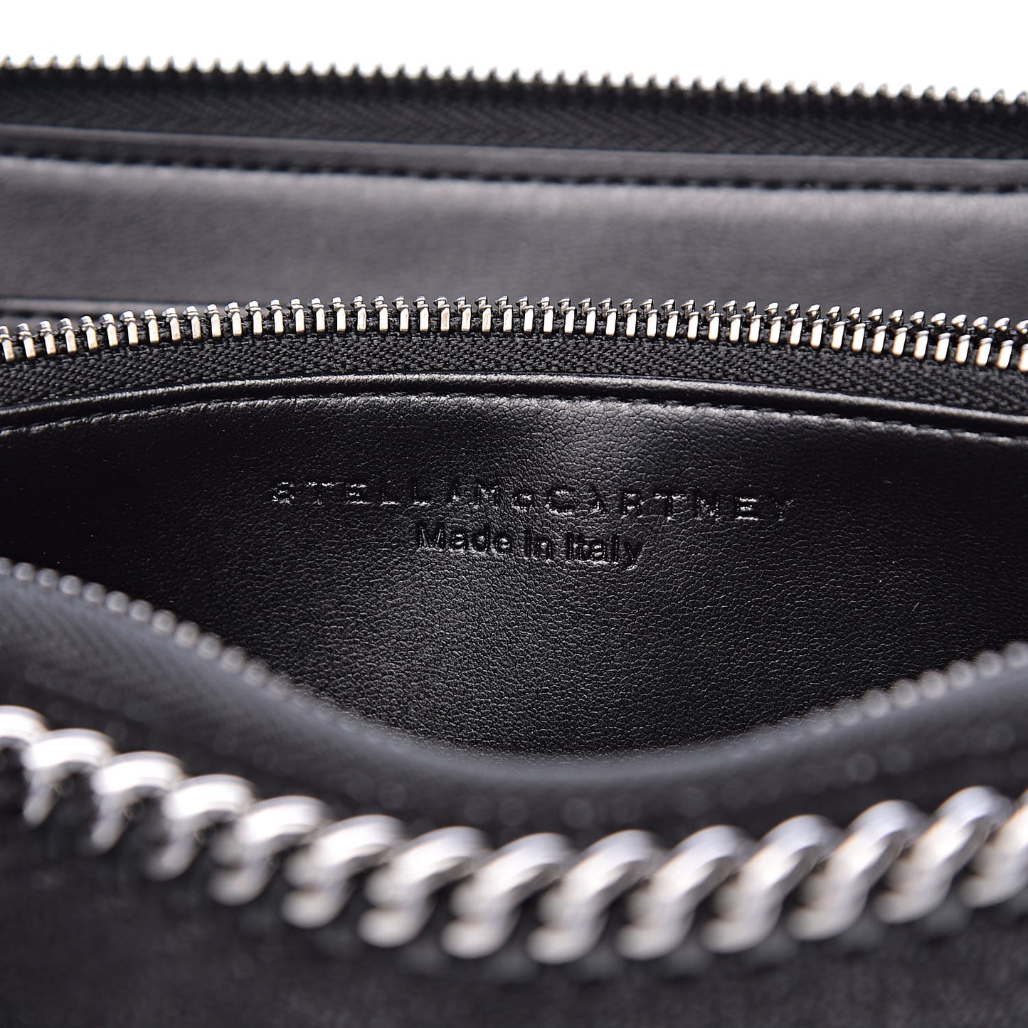 Shaggy Deer Falabella Zip Around Wallet Black