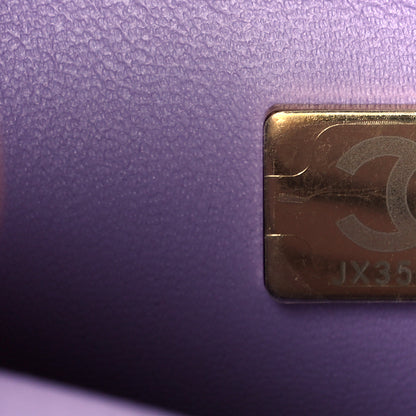 Chanel Caviar Quilted Mini Rectangular Sweetheart Flap Light Purple 8 of 12