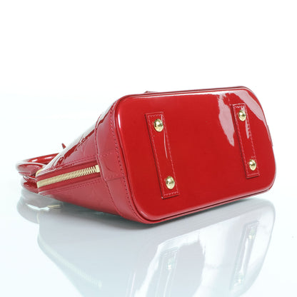 Louis Vuitton Vernis Alma BB Pomme D'Amour 4 of 7