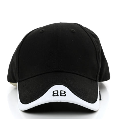 Balenciaga Cotton BB Mode Cap L Black White 3 of 10