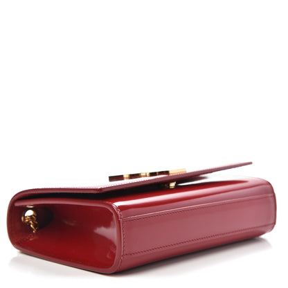 Saint Laurent Patent Small Monogram Kate Satchel Red 4 of 9