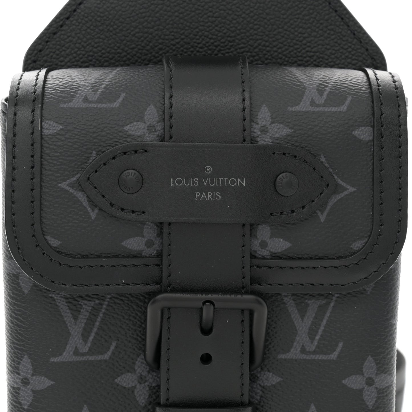 Monogram Eclipse Saumur Slingbag Black