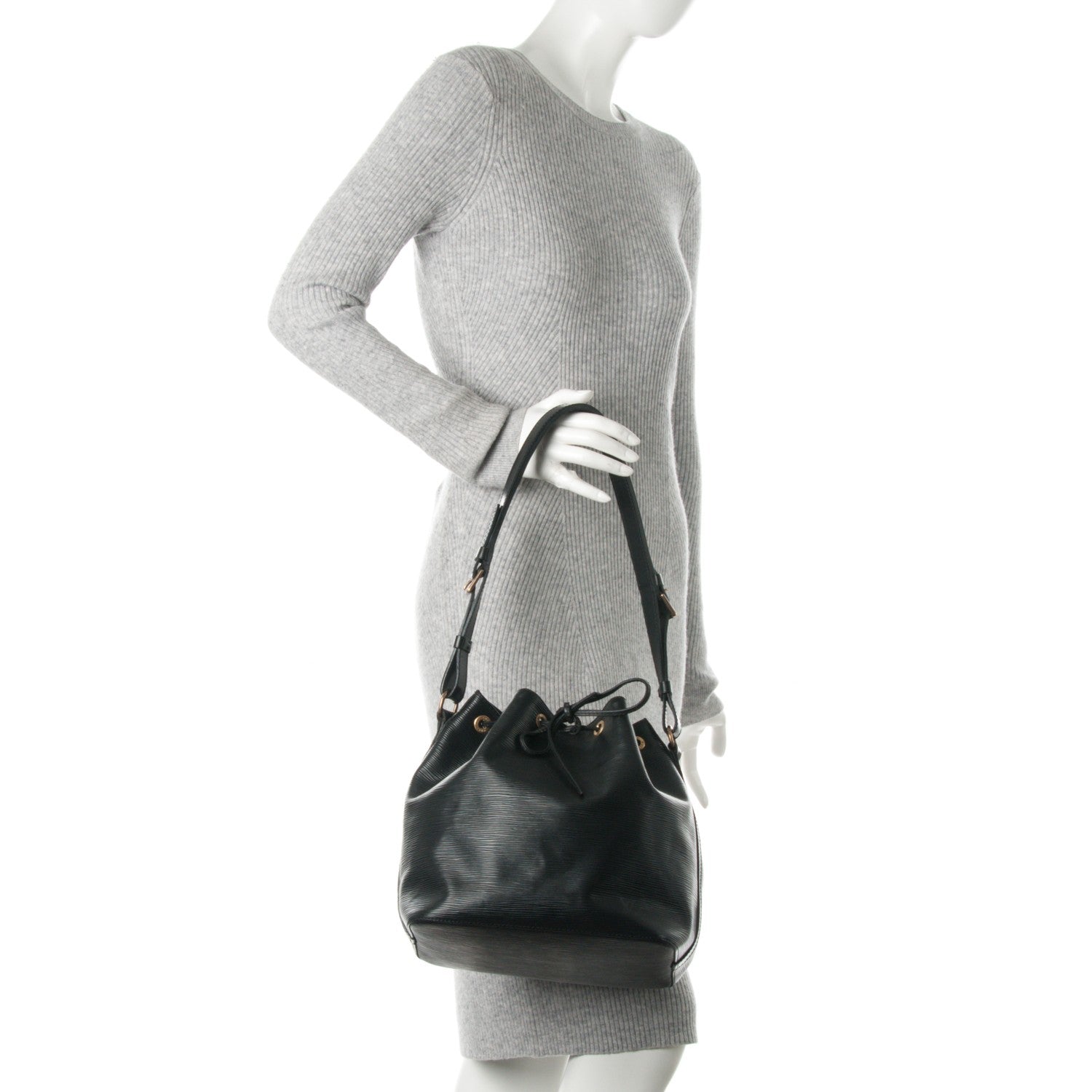 Louis Vuitton Epi Petit Noe Black 2 of 7