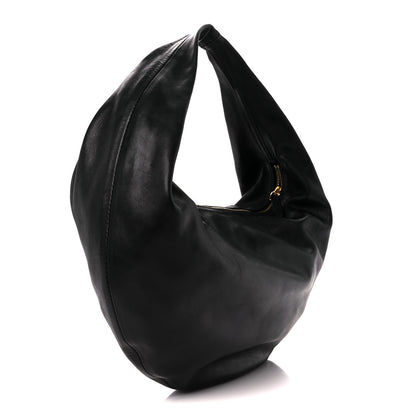 Khaite Calfskin Medium Olivia Hobo Black 3 of 9