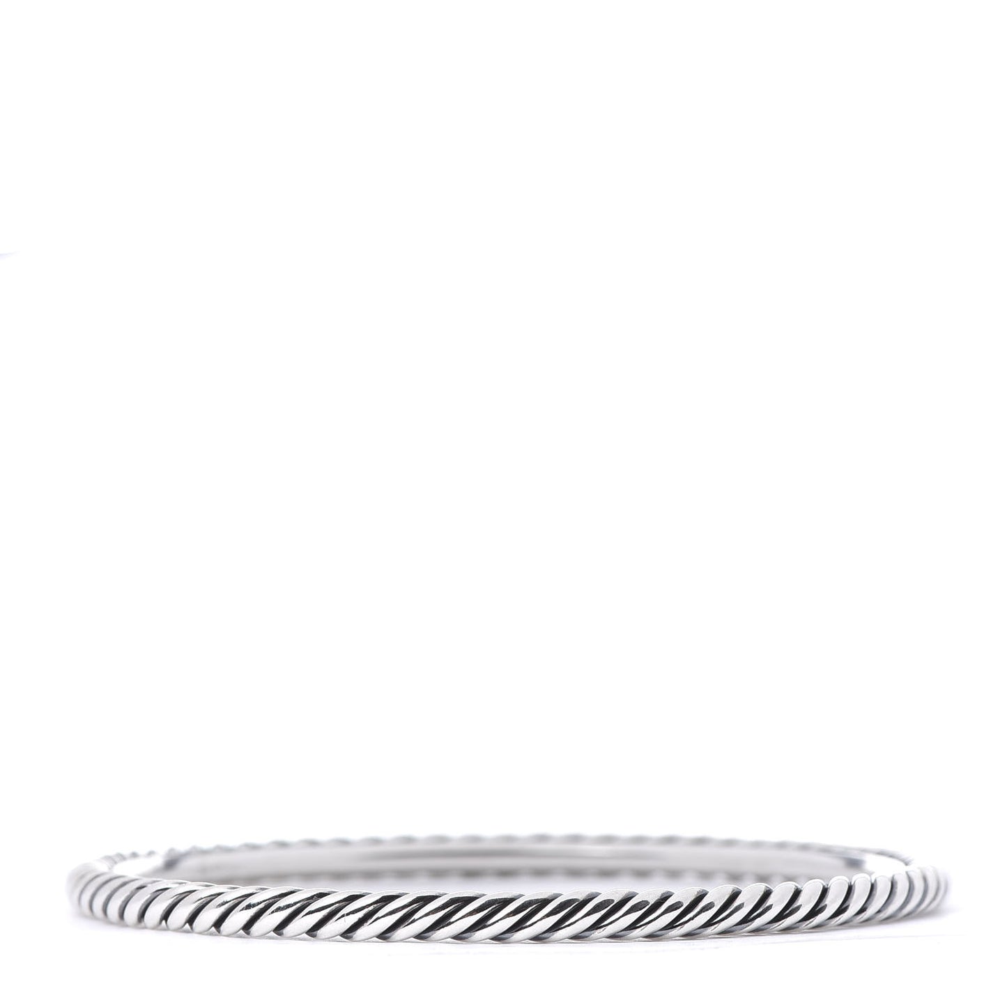 Sterling Silver 4mm Cable Classics Bangle Bracelet