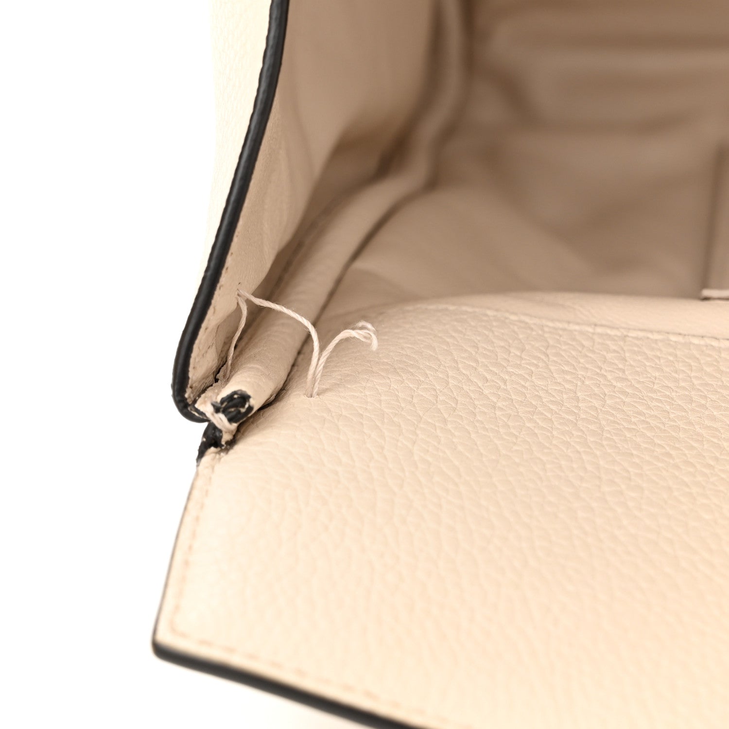 Salvatore Ferragamo Calfskin Large Studio Bag Bone 15 of 16