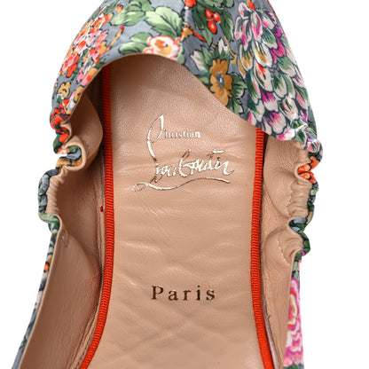 Christian Louboutin Nappa Air Loubi Flores Ballet Flats 39 Multicolor 7 of 8