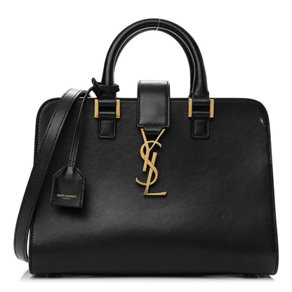 Saint Laurent Calfskin Monogram Baby Cabas Black 1 of 11
