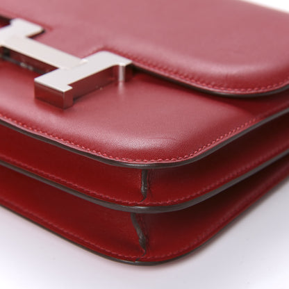 Hermes Tadelakt Constance 18 Rouge Vif 7 of 22