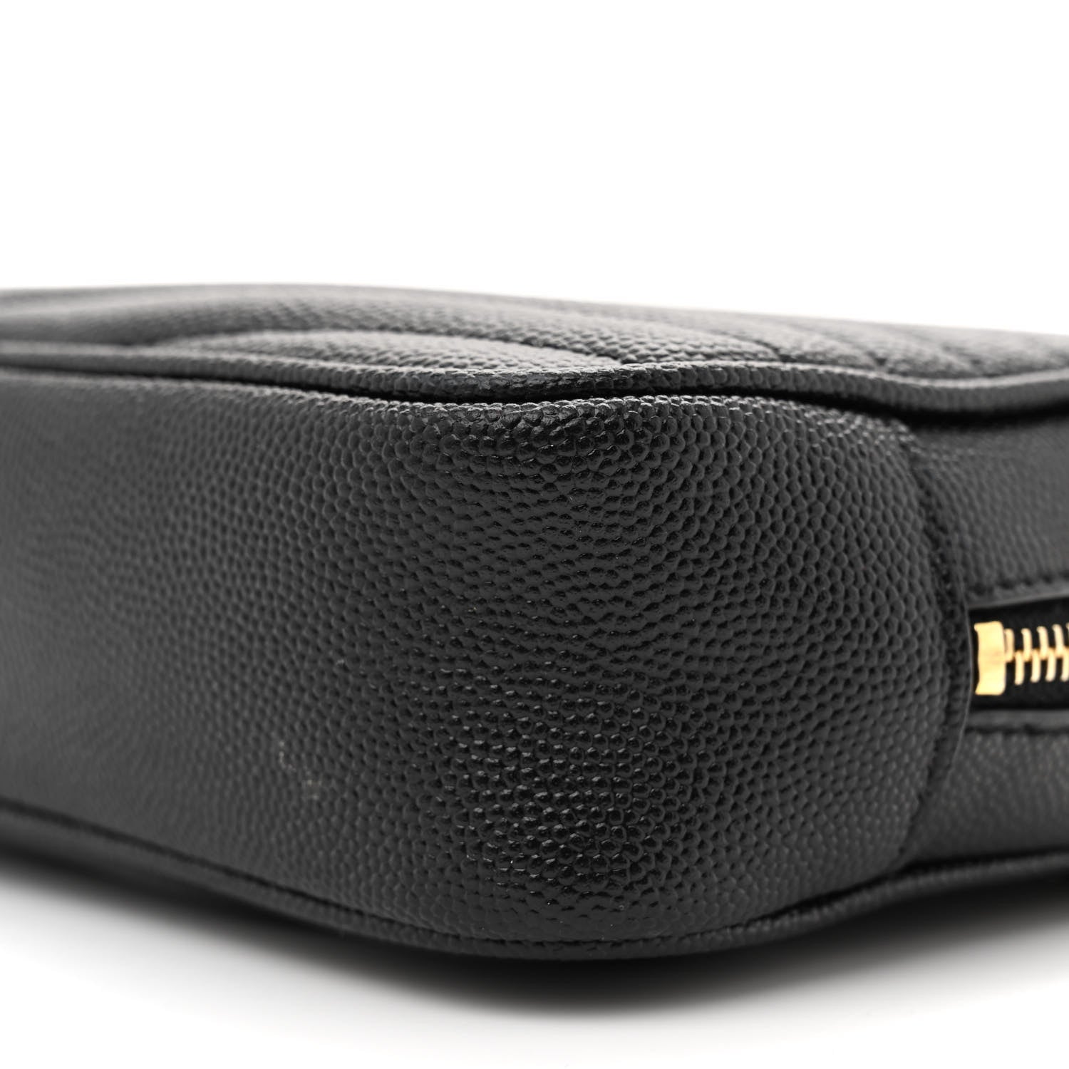 Saint Laurent Grain De Poudre Matelasse Monogram Mini Lou Camera Bag Black 10 of 12