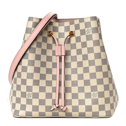 Louis Vuitton Damier Azur Neonoe MM Eau De Rose 1 of 10