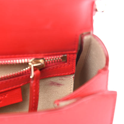 Givenchy Calfskin Mini Pandora Box Crossbody Bag Red 5 of 5