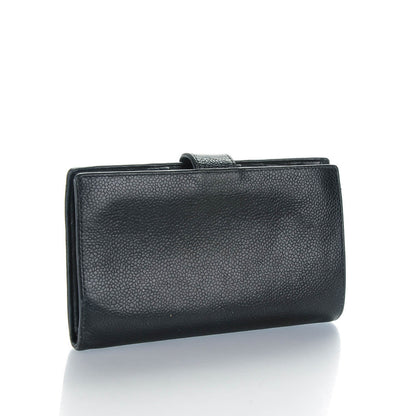 Chanel Caviar CC French Wallet Black 3 of 9