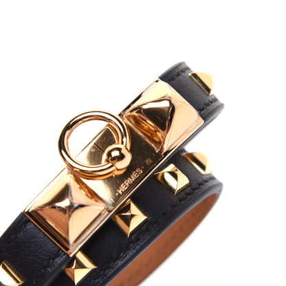Hermes Swift Rivale Double Tour Bracelet T2 Black 6 of 8