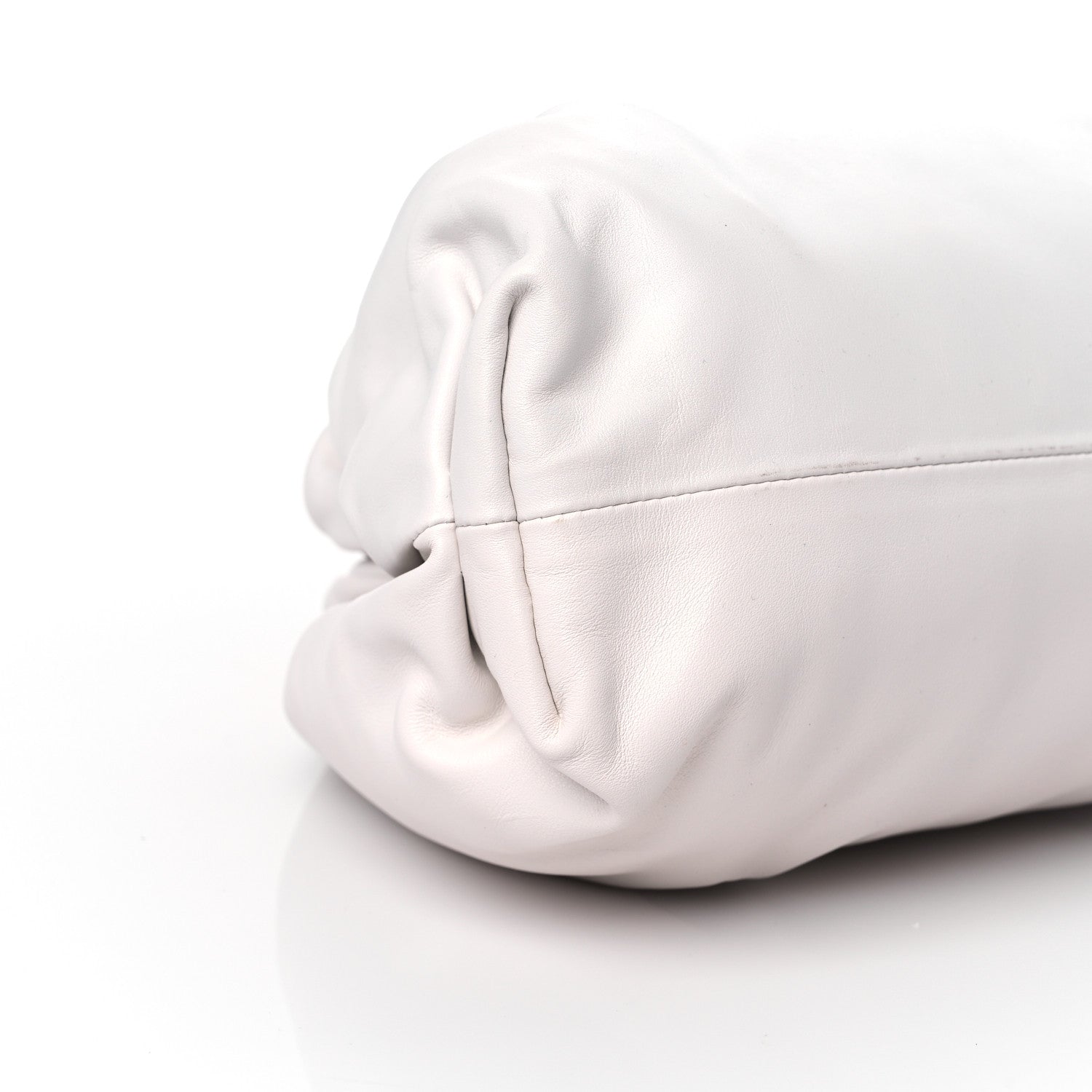 Bottega Veneta Smooth Butter Calf The Pouch Oversized Clutch Mist 8 of 9