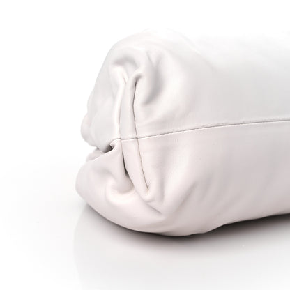 Bottega Veneta Smooth Butter Calf The Pouch Oversized Clutch Mist 8 of 9
