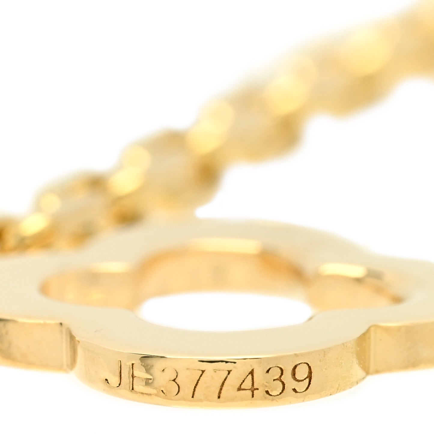 18K Yellow Gold 3 Motifs Byzantine Alhambra Bracelet